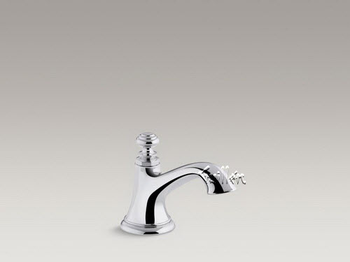 Kohler K-72759-CP; Artifacts (R); bathroom sink spout with Bell design; in Polished Chrome