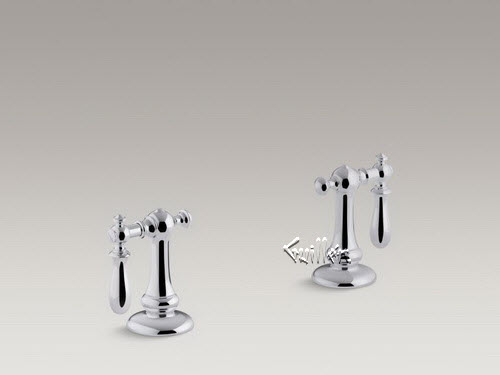 Kohler K-98068-9M-CP; Artifacts (R); bathroom sink swing lever handles; in Polished Chrome