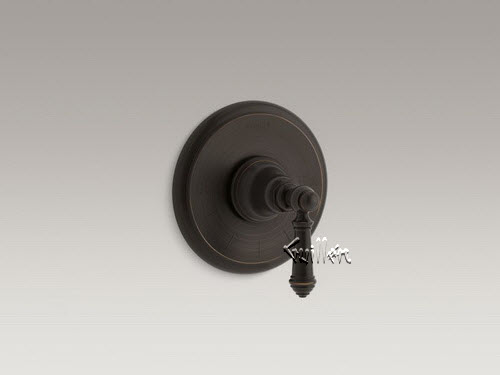 Kohler K-T72769-4-2BZ; Artifacts (R); thermostatic valve trim with lever handle; in Oil-Rubbed Bronze