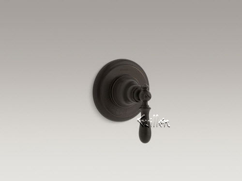 Kohler K-T72771-9M-2BZ; Artifacts (R); volume control valve trim with swing lever handle; in Oil-Rubbed Bronze
