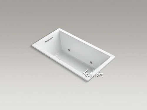 Kohler K-1168-GVBCW; Underscore (R); 60"" x 32"" drop-in VibrAcoustic (R); + BubbleMassage (TM) air bath with Bask (TM); heated surface and chromatherapy repair replacement technical part breakdown