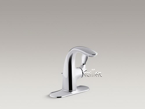 Kohler K-5313-4-CP; Refinia (R); single-handle bathroom sink faucet; in Polished Chrome