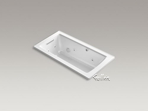 Kohler K-1947-XHG; Archer (R); 60"" x 30"" drop-in whirlpool + BubbleMassage (TM) air bath repair replacement technical part breakdown