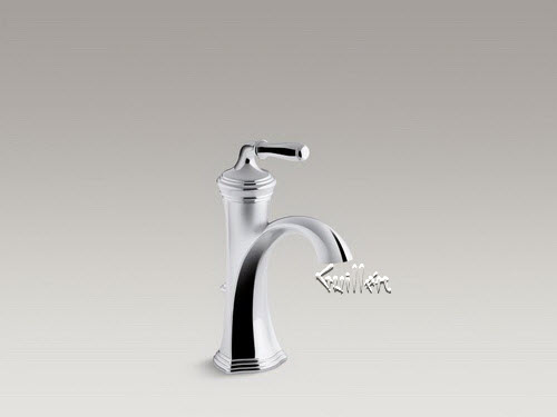 Kohler K-193-4-CP; Devonshire (R); single-handle bathroom sink faucet; in Polished Chrome