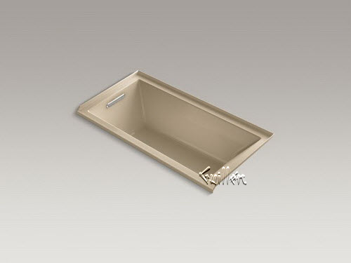 Kohler K-1121-L; Underscore (R); 60"" x 30"" alcove bath with tile flange and left-hand drain repair replacement technical part breakdown