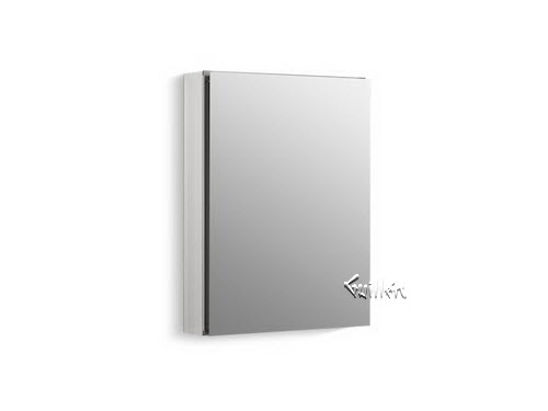 Kohler K-99891; 20"" W x 26"" H aluminum single-door cabinet with mirrored door repair replacement technical part breakdown
