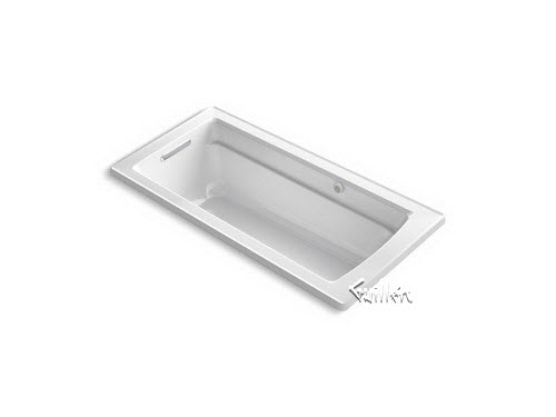 Kohler K-1949-G; Archer (R); BubbleMassage (TM) Air Bath 66"" x 32"" whirlpool bath with reversible drain repair replacement technical part breakdown