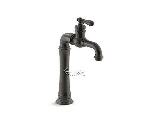 Kohler K-72763-9M-2BZ; Artifacts(R); gentleman's(R) single-handle bathroom sink faucet; in Oil-Rubbed Bronze