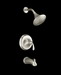 Kohler K-T10275-4 Forte(R) Rite-Temp(R) pressure-balancing bath and shower faucet trim with slip-fit spout and sculpted lever handle valve not included