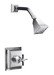 Kohler K-T462-3S Memoirs(R) Rite-Temp(R) pressure-balancing shower faucet trim with Stately design and cross handle valve not included