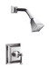 Kohler K-T462-4S Memoirs(R) Rite-Temp(R) pressure-balancing shower faucet trim with Stately design and lever handle valve not included