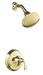 Kohler K-T10276-4 Forte(R) Rite-Temp(R) pressure-balancing shower faucet trim with sculpted lever handle valve not included