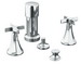 Kohler K-470-3C Memoirs(R) bidet faucet with Classic design and cross handles
