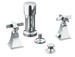 Kohler K-470-3S Memoirs(R) bidet faucet with Stately design and cross handles